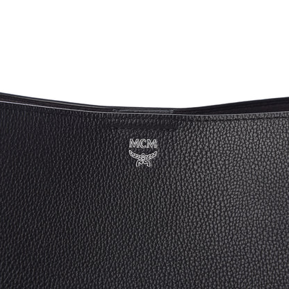 MCM Grained Calfskin Visetos Medium Sarah Hobo Black 7 of 9