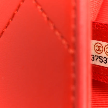 Chanel Calfskin Stitched Small Ring My Bag Flap Crossbody Red 8 of 11