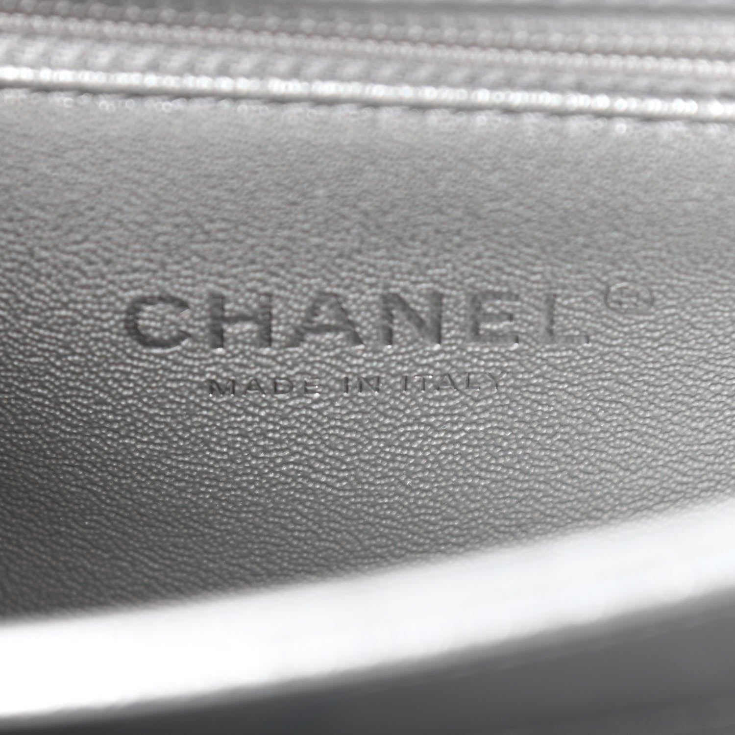 Chanel Metallic Lambskin Quilted Small Trendy CC Flap Dual Handle Bag Silver 5 of 8