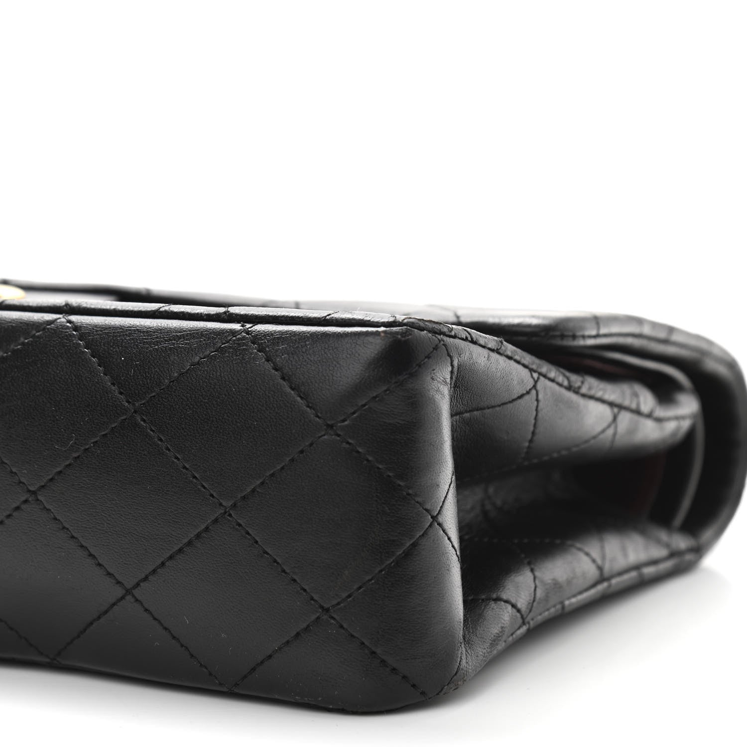 Chanel Lambskin Quilted Medium Double Flap Black 9 of 12