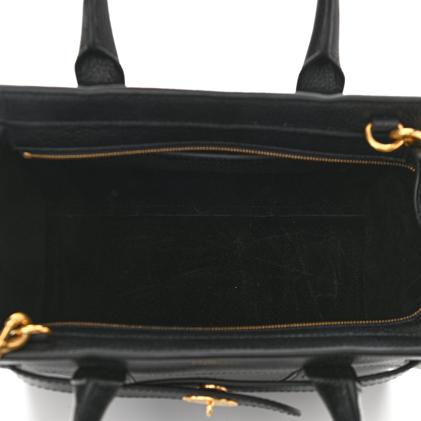 Small Classic Grain Mini Zipped Bayswater Black