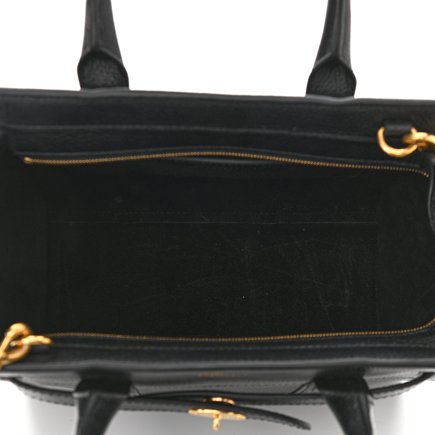 Mulberry Small Classic Grain Mini Zipped Bayswater Black 4 of 10