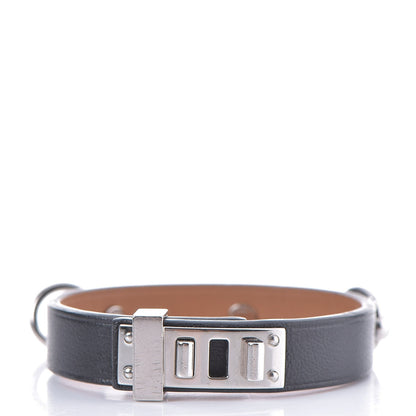 Hermes Swift Mini Dog Rings Bracelet T2 Black 3 of 7