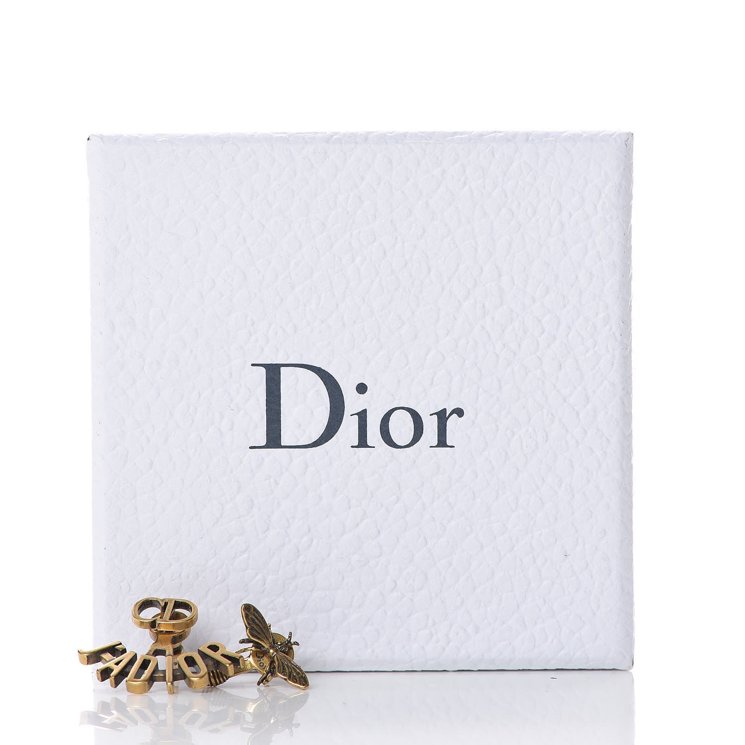 Christian Dior Metal J'Adior Earrings Aged Gold 6 of 6