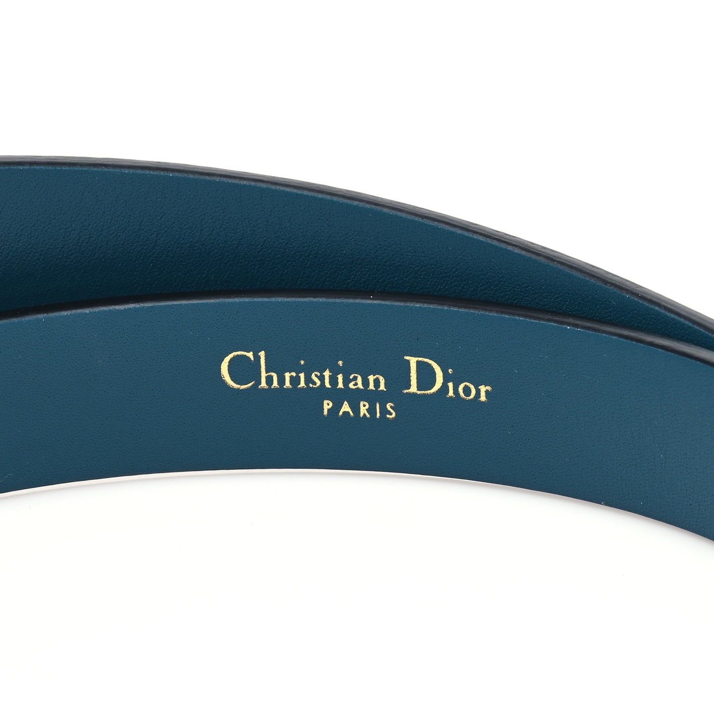 Calfskin Saddle Belt 70 Blue