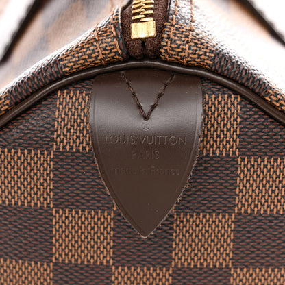 Louis Vuitton Damier Ebene Speedy 30 6 of 10