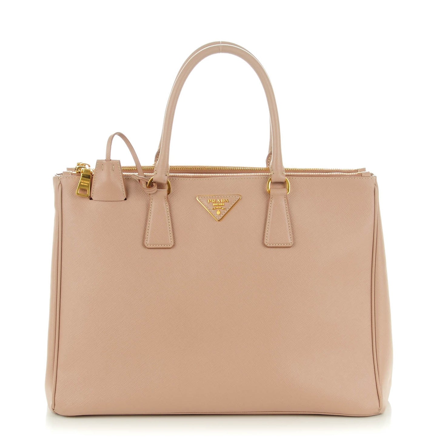 Saffiano Large Galleria Double Zip Tote Cammeo
