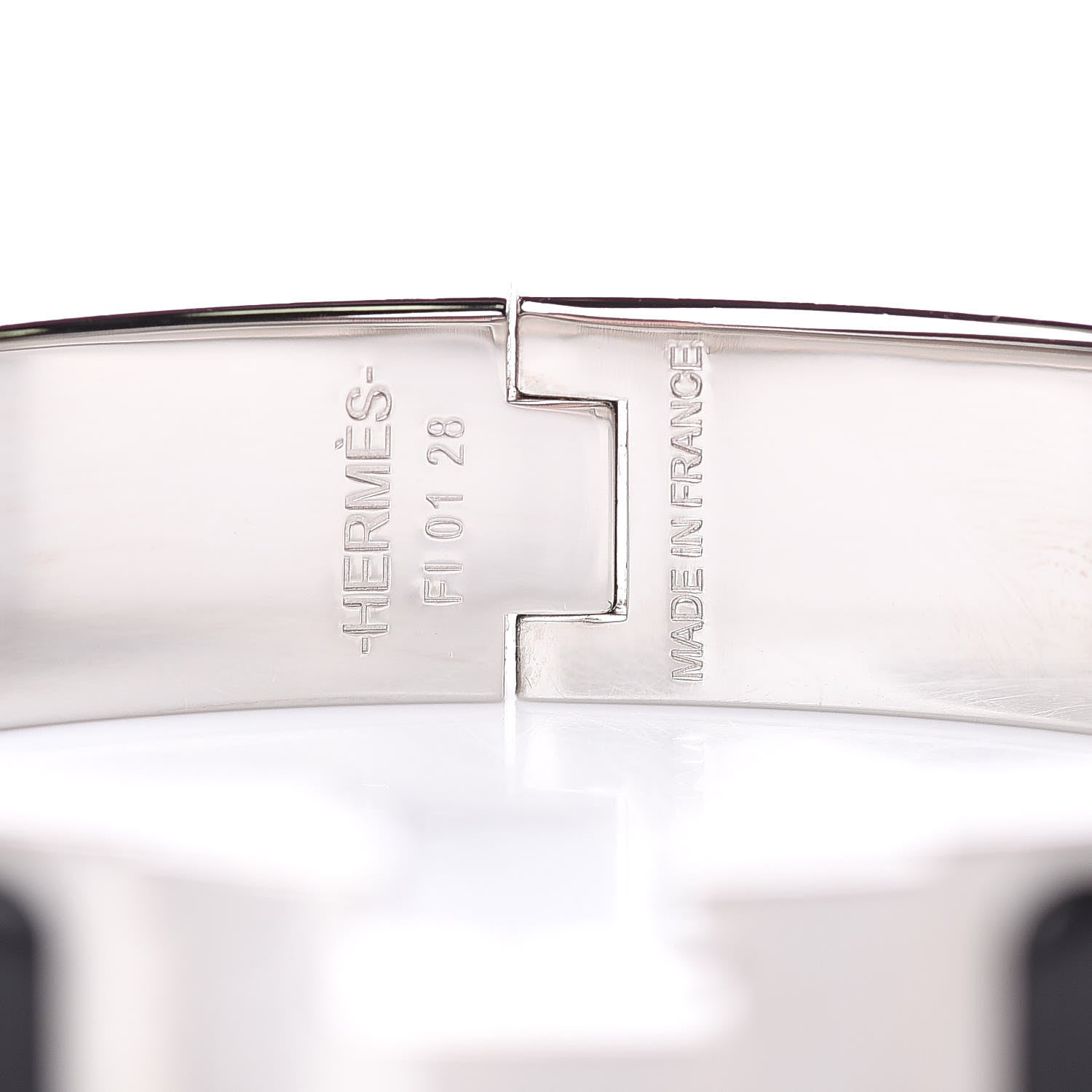 Hermes Enamel Narrow Clic Clac H Bracelet PM Black 3 of 6
