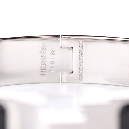 Hermes Enamel Narrow Clic Clac H Bracelet PM Black 3 of 6