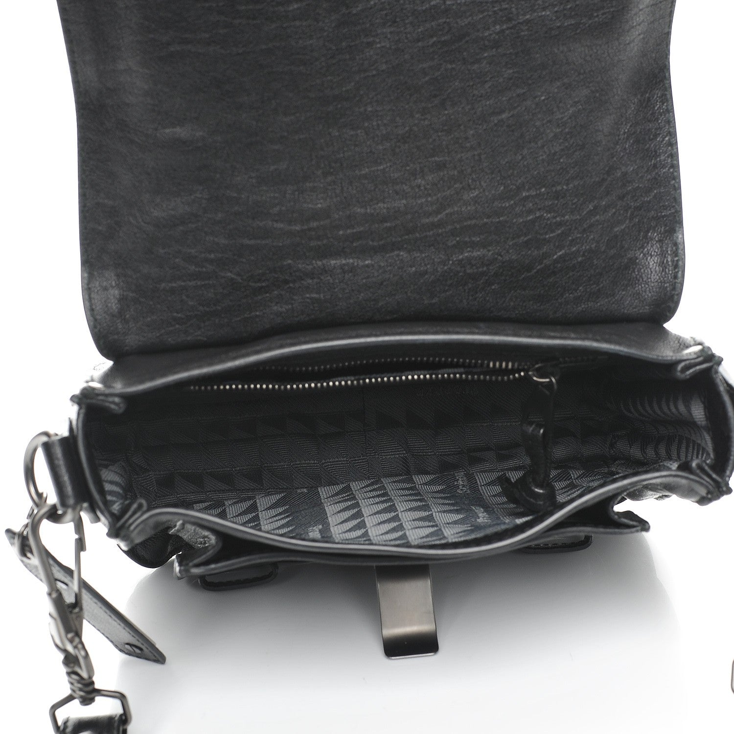 Proenza Schouler Lambskin PS1 Pouch Messenger Black 5 of 8