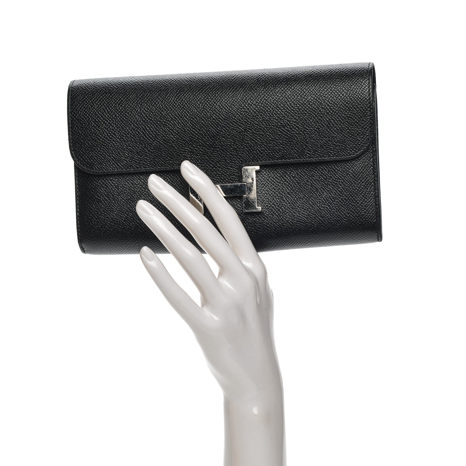 Hermes Epsom Constance Long Wallet Black 2 of 10