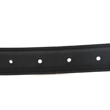 Hermes Swift Epsom 24mm Maillon Torsade Belt 80 Etoupe Black 5 of 6