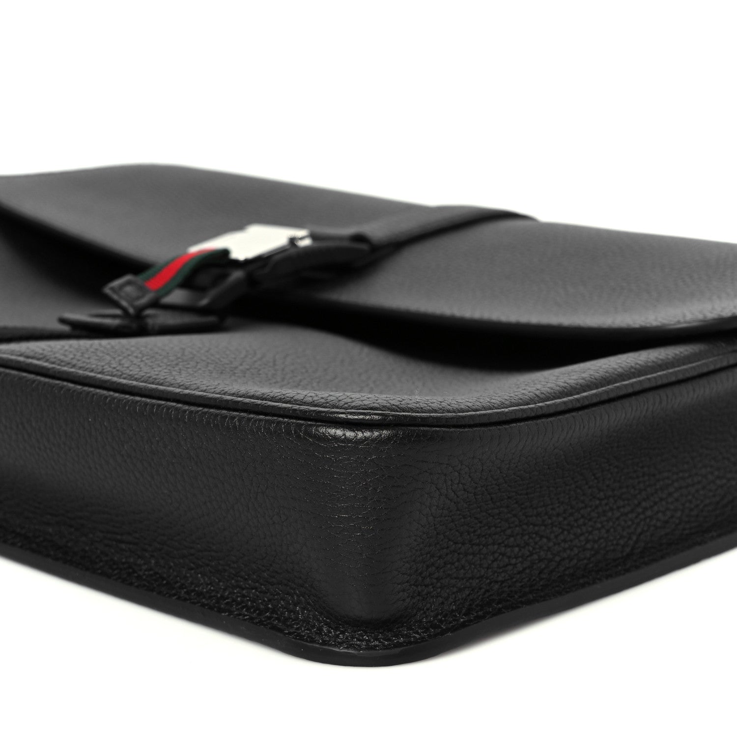 Gucci Calfskin Web Medium Business Case Black 12 of 12