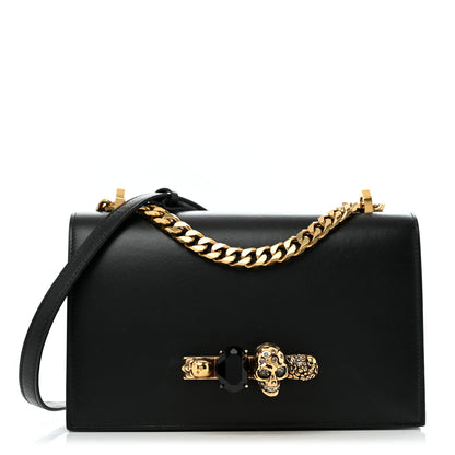 Alexander McQueen Calfskin Knuckle Crossbody Black 1 of 12