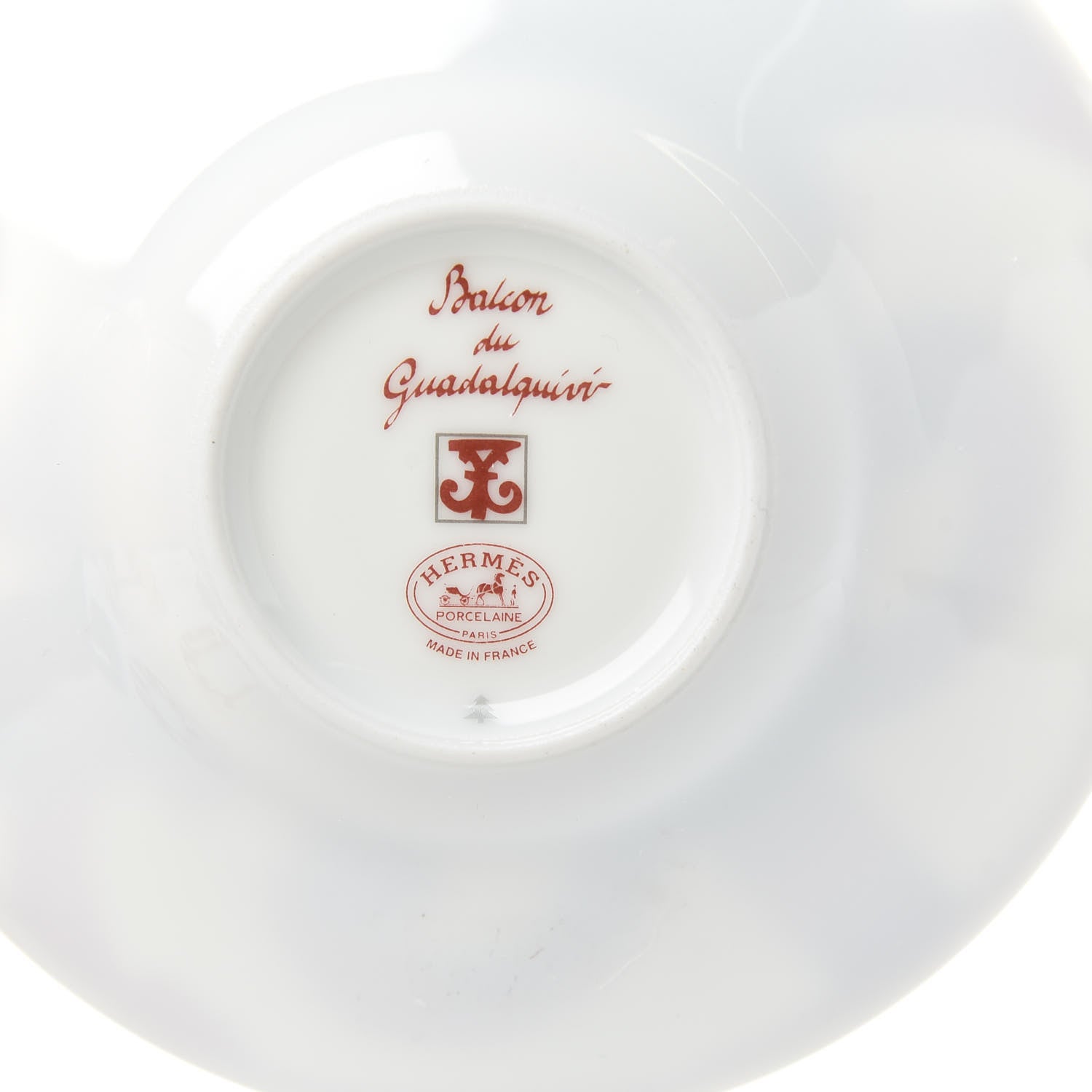 Hermes Porcelain Balcon du Guadalquivir Coffee Cup and Saucer Set of 2 6 of 8