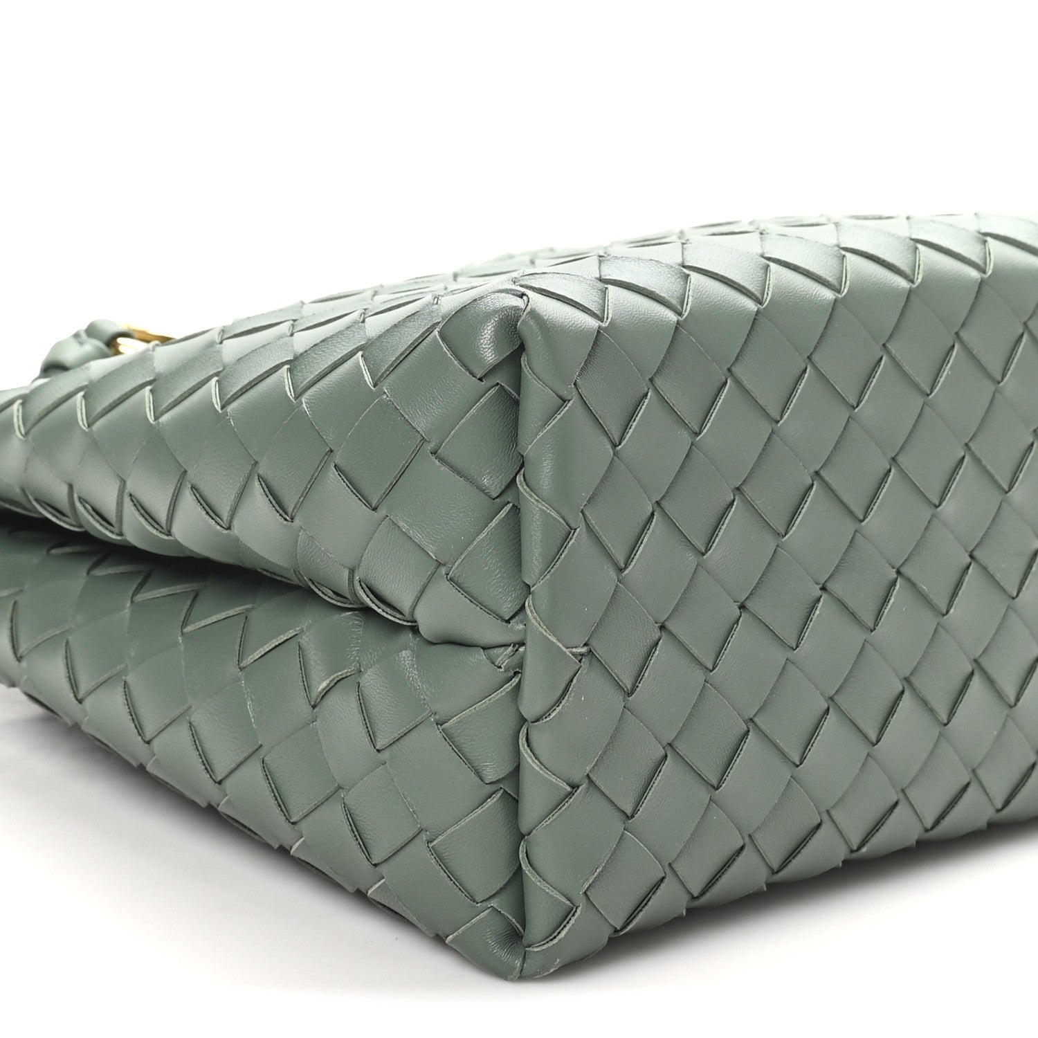Bottega Veneta Nappa Intrecciato Medium Andiamo Shoulder Bag Aloe 8 of 9