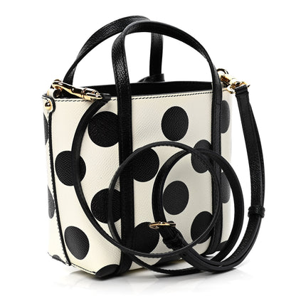 Dolce & Gabbana Dauphine Polka Dot Mini Crossbody Bag White 2 of 4