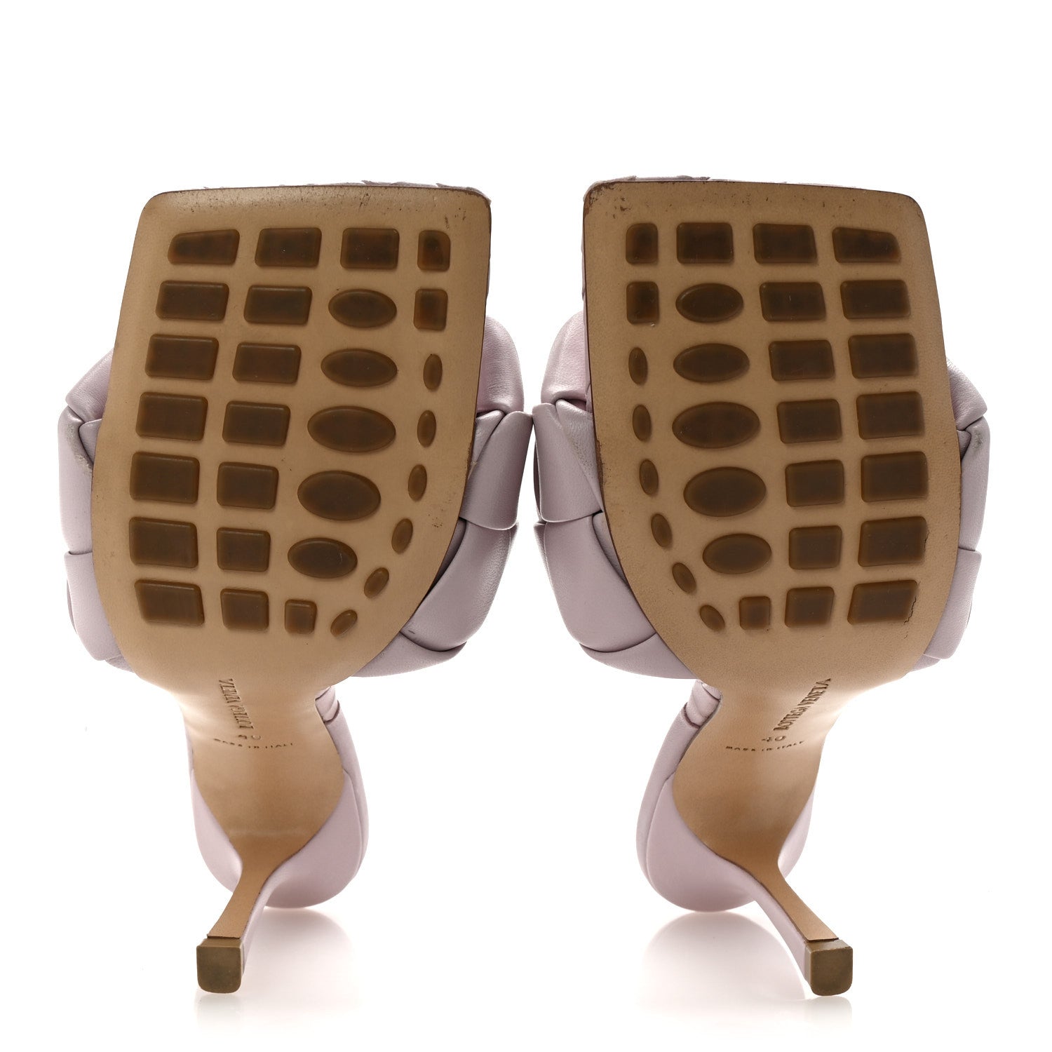 Bottega Veneta Nappa Maxi Intrecciato Lido 90mm Mule Sandals 40 Magnolia 6 of 9