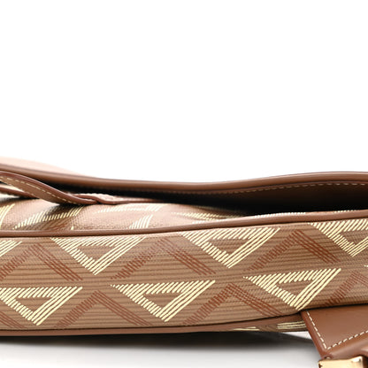 Christian Dior Coated Canvas CD Diamond Printed Mens Saddle Bag Coffee 10 of 10