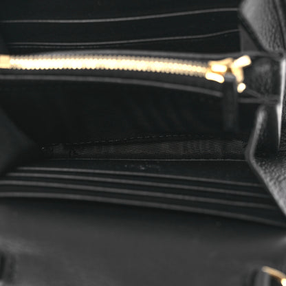 Gucci Roxy Calfskin Medium Blondie Chain Wallet Black 5 of 10