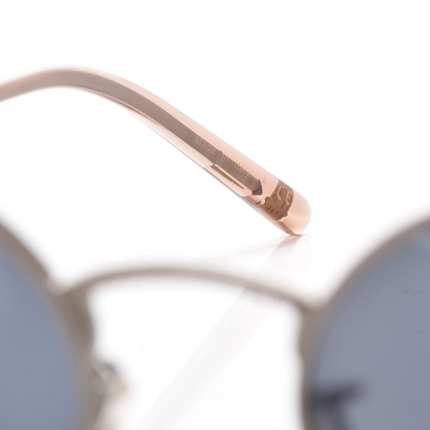 The Row Empire Suite Oval Sunglasses Pewter Black