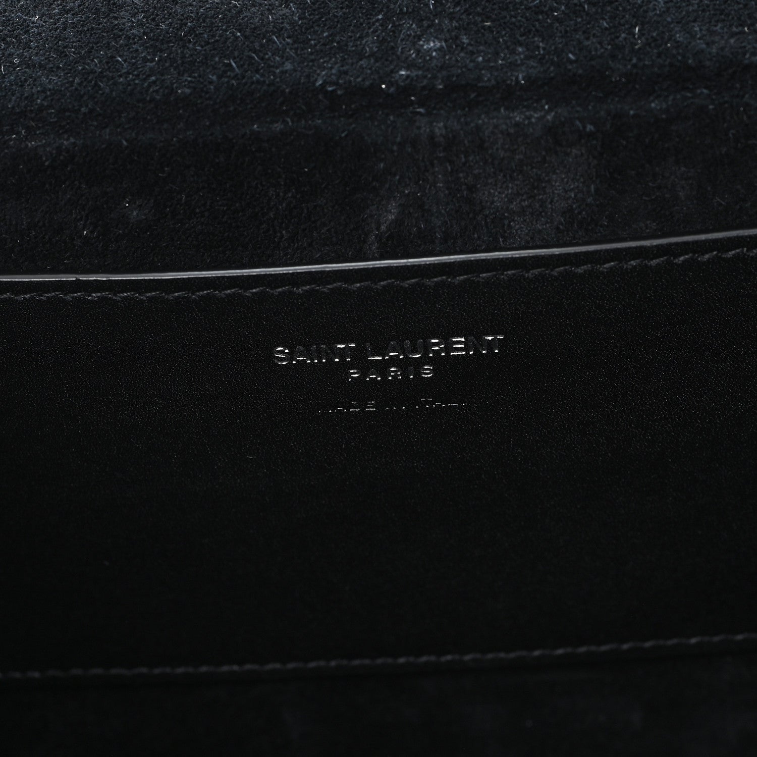 Saint Laurent Calfskin Monogram Take Away Box Black 6 of 10