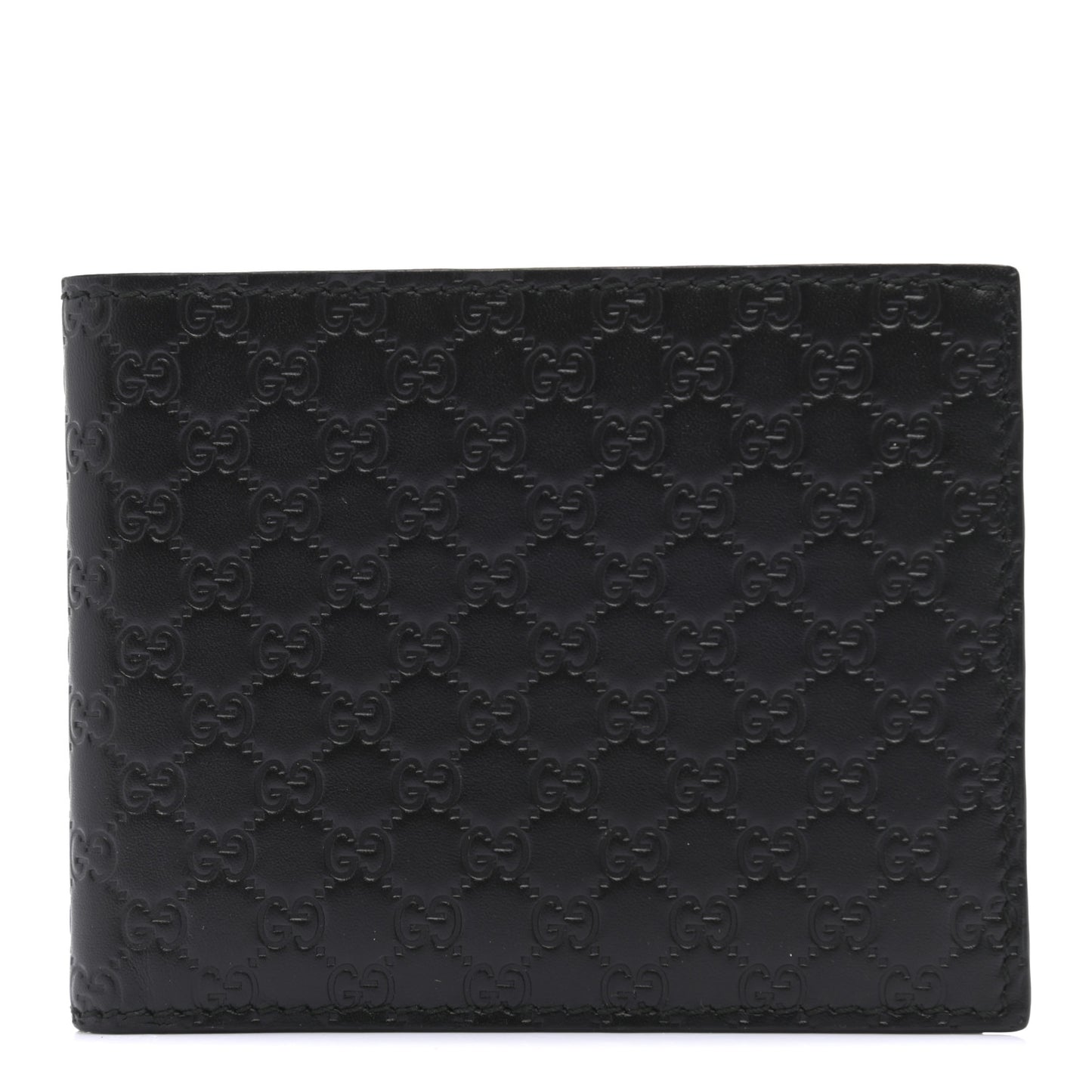 Microguccissima Bi-Fold Wallet Black