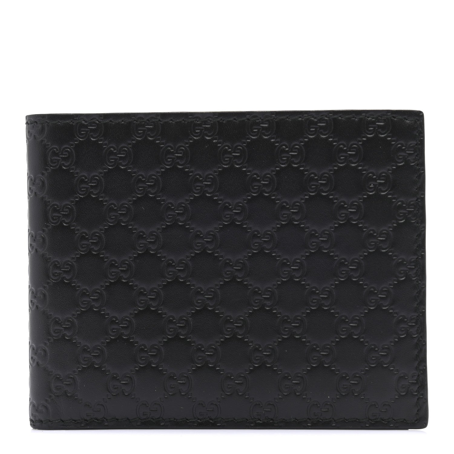 Gucci Microguccissima Bi-Fold Wallet Black 1 of 7