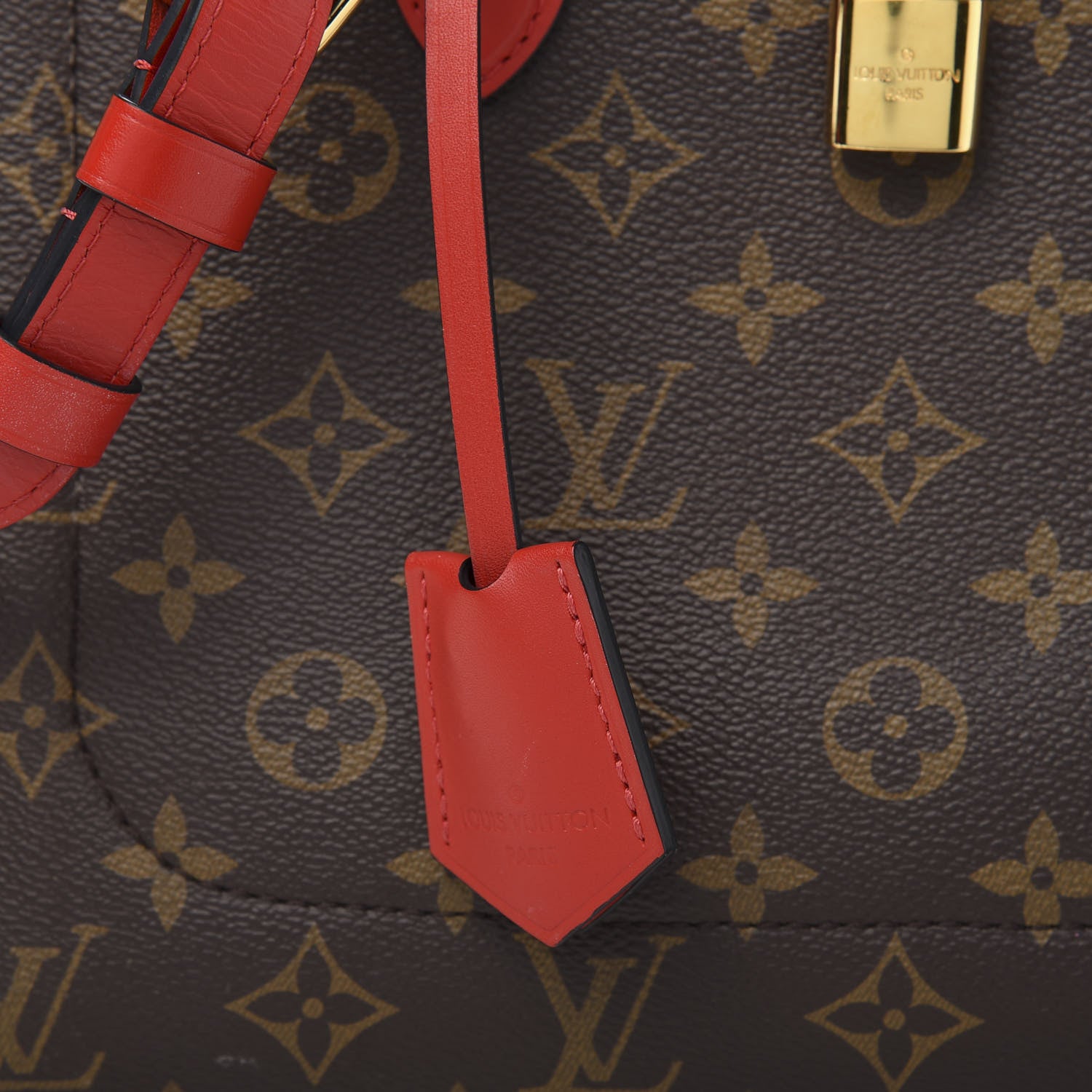 Louis Vuitton Monogram Flower Tote Coquelicot 9 of 11