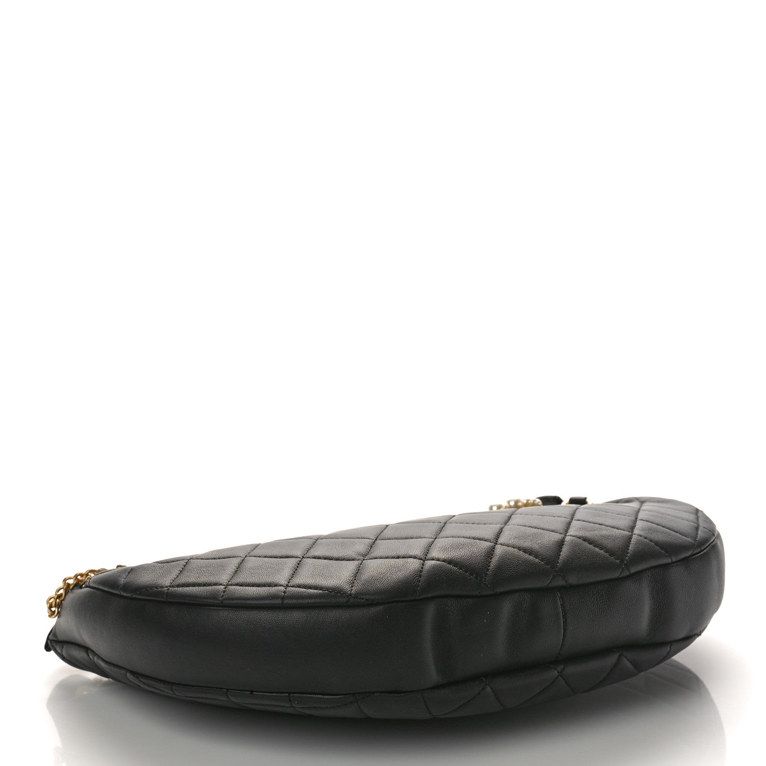 Chanel Lambskin Quilted All About Chains Hobo Black 4 of 10