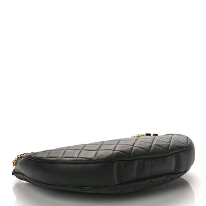 Chanel Lambskin Quilted All About Chains Hobo Black 4 of 10