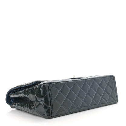 Chanel Patent Quilted Maxi Double Flap Blue 3 of 14