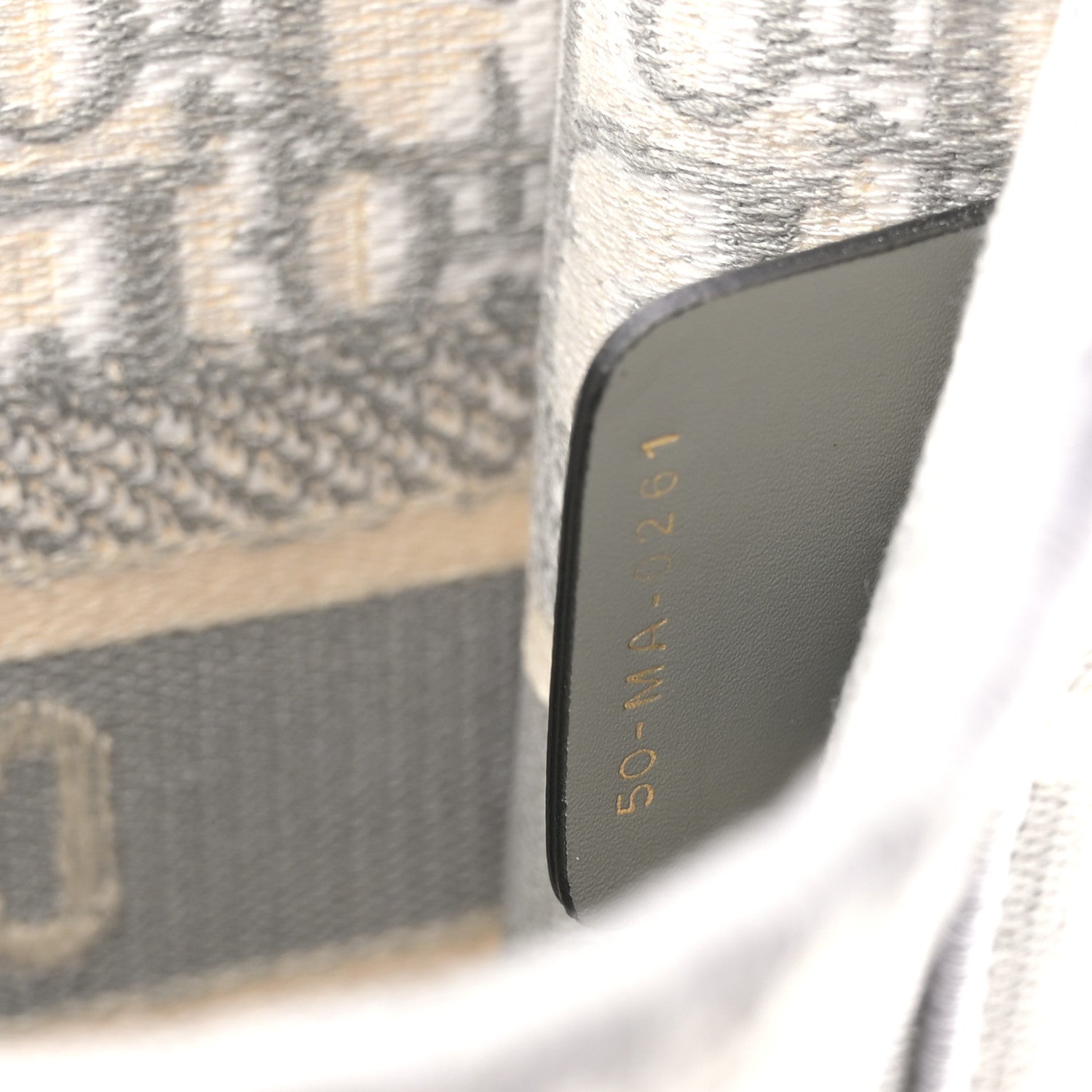 Christian Dior Oblique Mini Book Tote Grey Multicolor 7 of 12