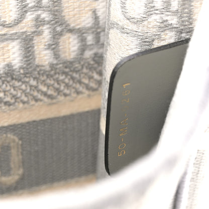 Christian Dior Oblique Mini Book Tote Grey Multicolor 7 of 12