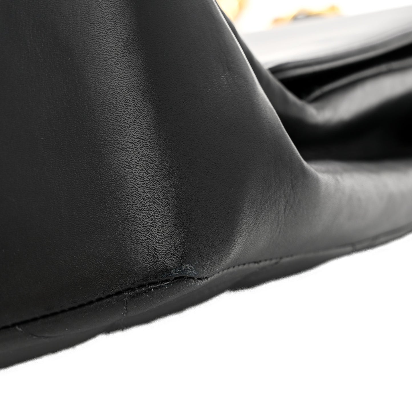 Lambskin Quilted CC Maxi Jumbo Single Flap Black