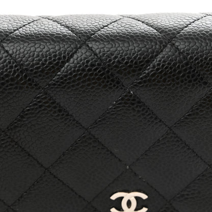 Chanel Caviar Quilted Wallet on Chain WOC Black 15 of 15