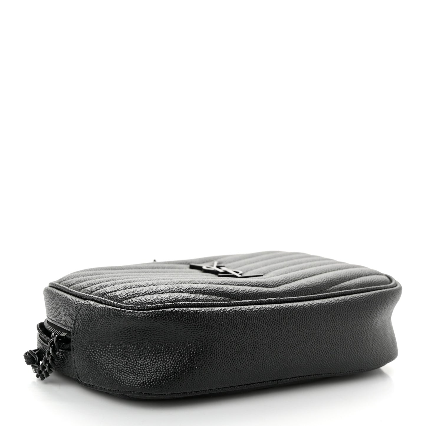 Grain De Poudre Matelasse Monochrome Monogram Mini Lou Camera Bag Black