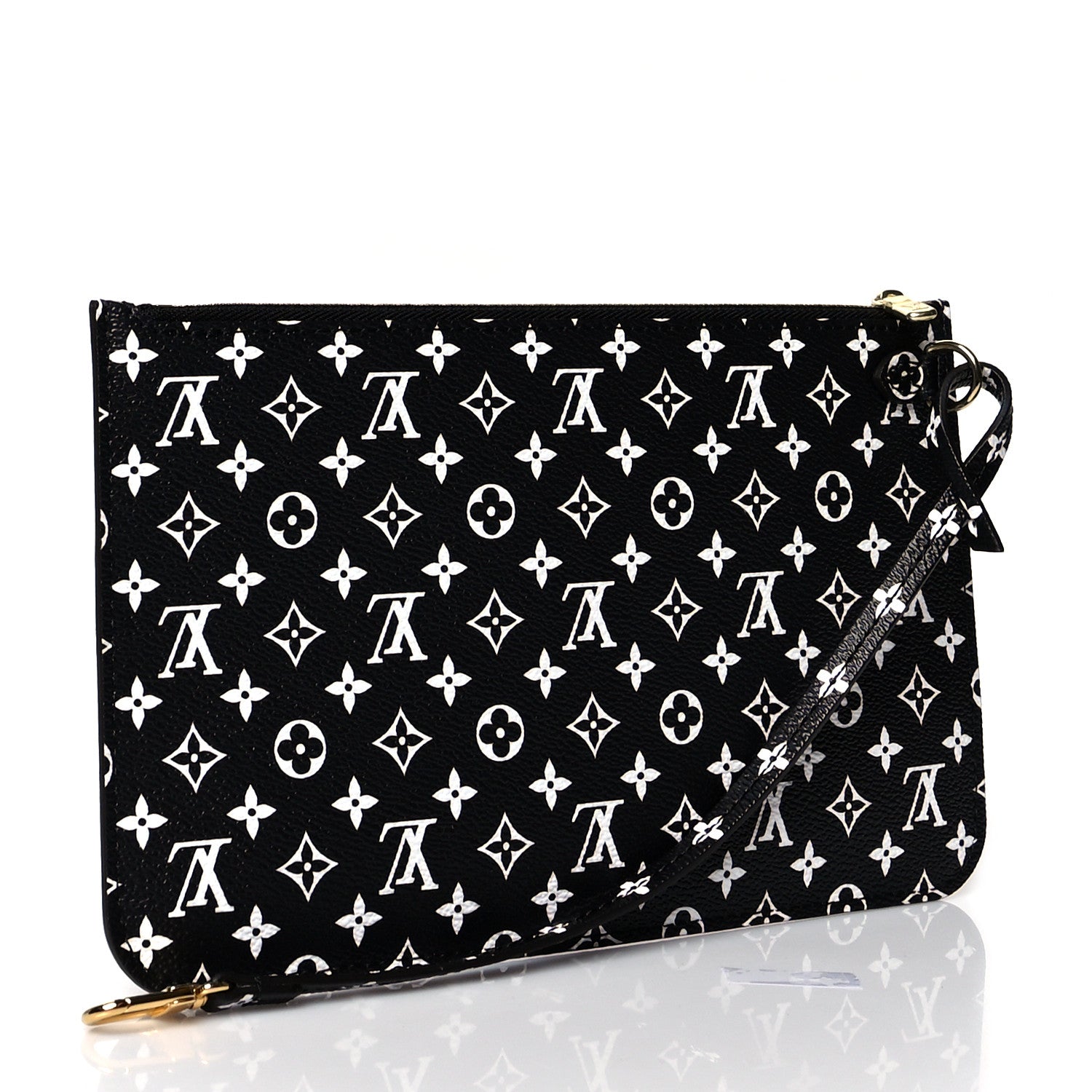Louis Vuitton Monogram Giant Jungle Neverfull MM GM Pochette Black 3 of 8