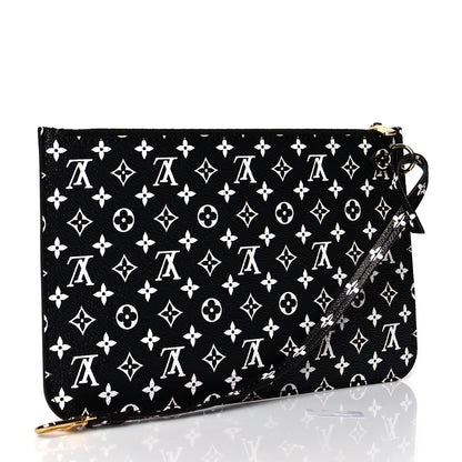Louis Vuitton Monogram Giant Jungle Neverfull MM GM Pochette Black 3 of 8