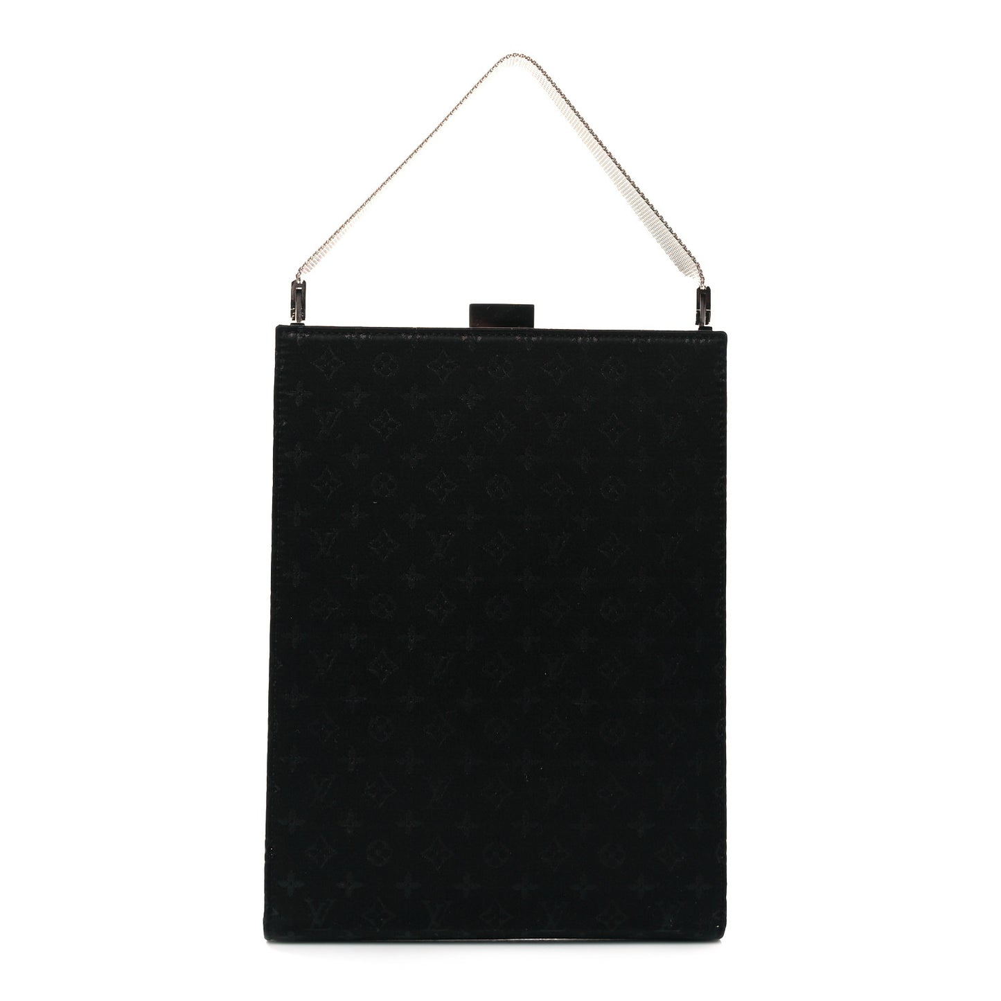 Satin Monogram Ange GM Black