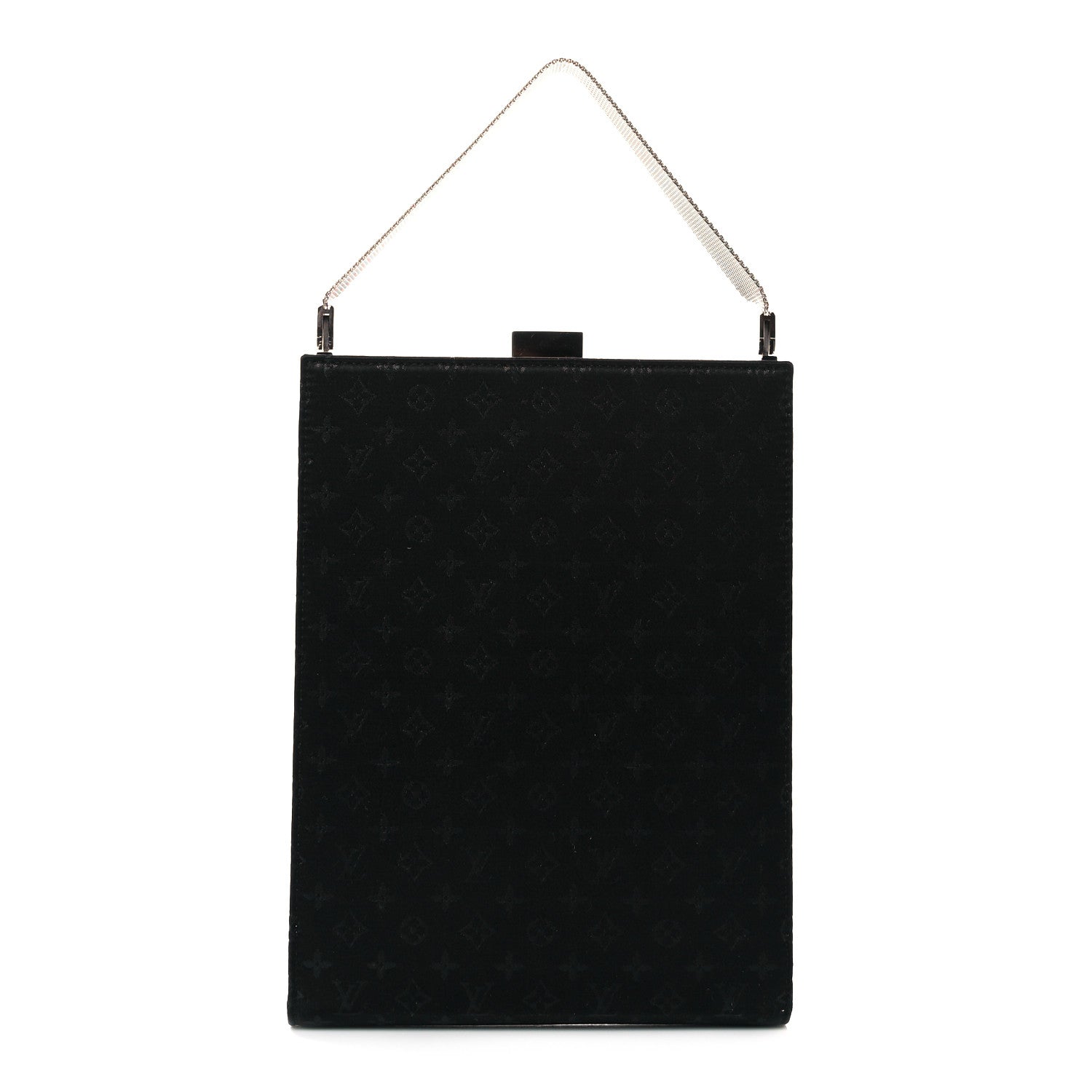 Louis Vuitton Satin Monogram Ange GM Black 3 of 9