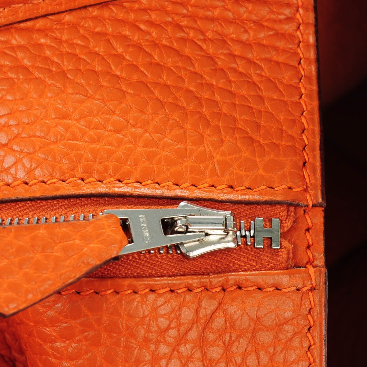 Hermes Togo Trim 35 Hobo Orange 6 of 7