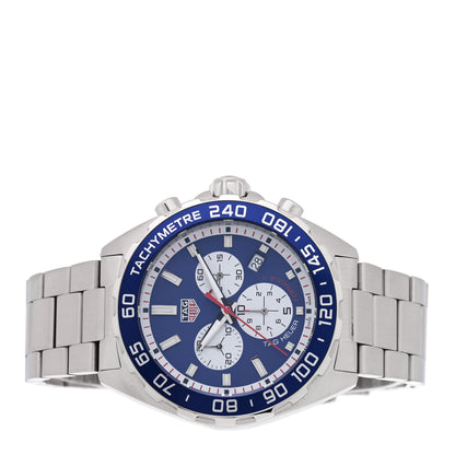 Tag Heuer Stainless Steel 43mm Formula 1 Chronograph Quartz Watch Blue CAZ1018 2 of 5