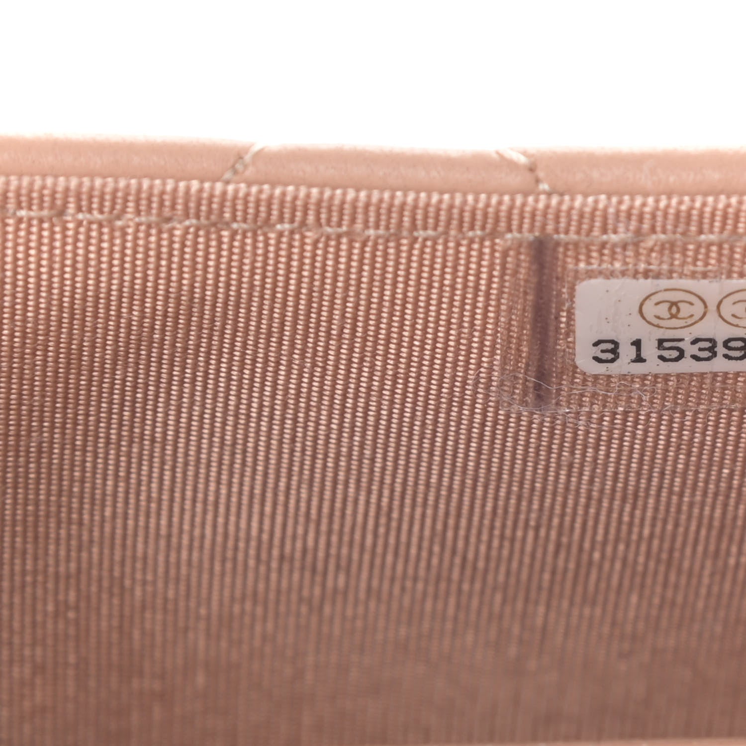 Chanel Lambskin Quilted Top Handle Flap Coin Purse With Chain Beige 7 of 11