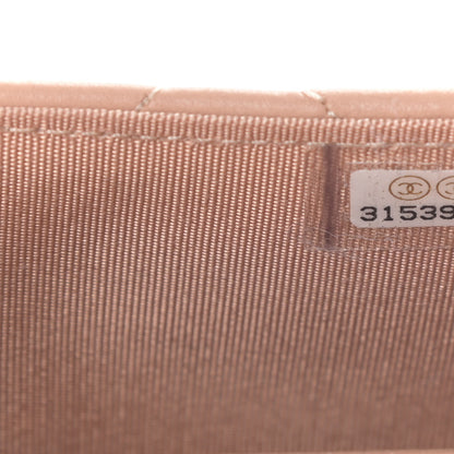 Chanel Lambskin Quilted Top Handle Flap Coin Purse With Chain Beige 7 of 11