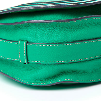 Chloe Grained Calfskin Medium Marcie Saddle Bag Jade 9 of 11
