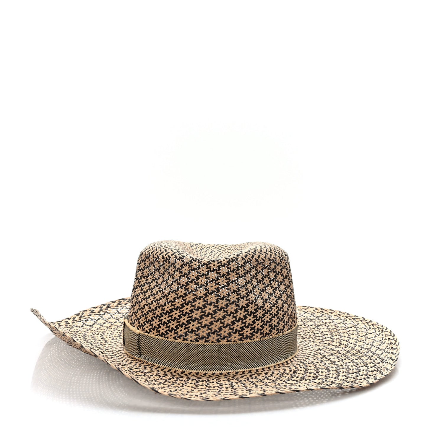 Chapeau Femme Etna Panama Hat 58 Naturel Black