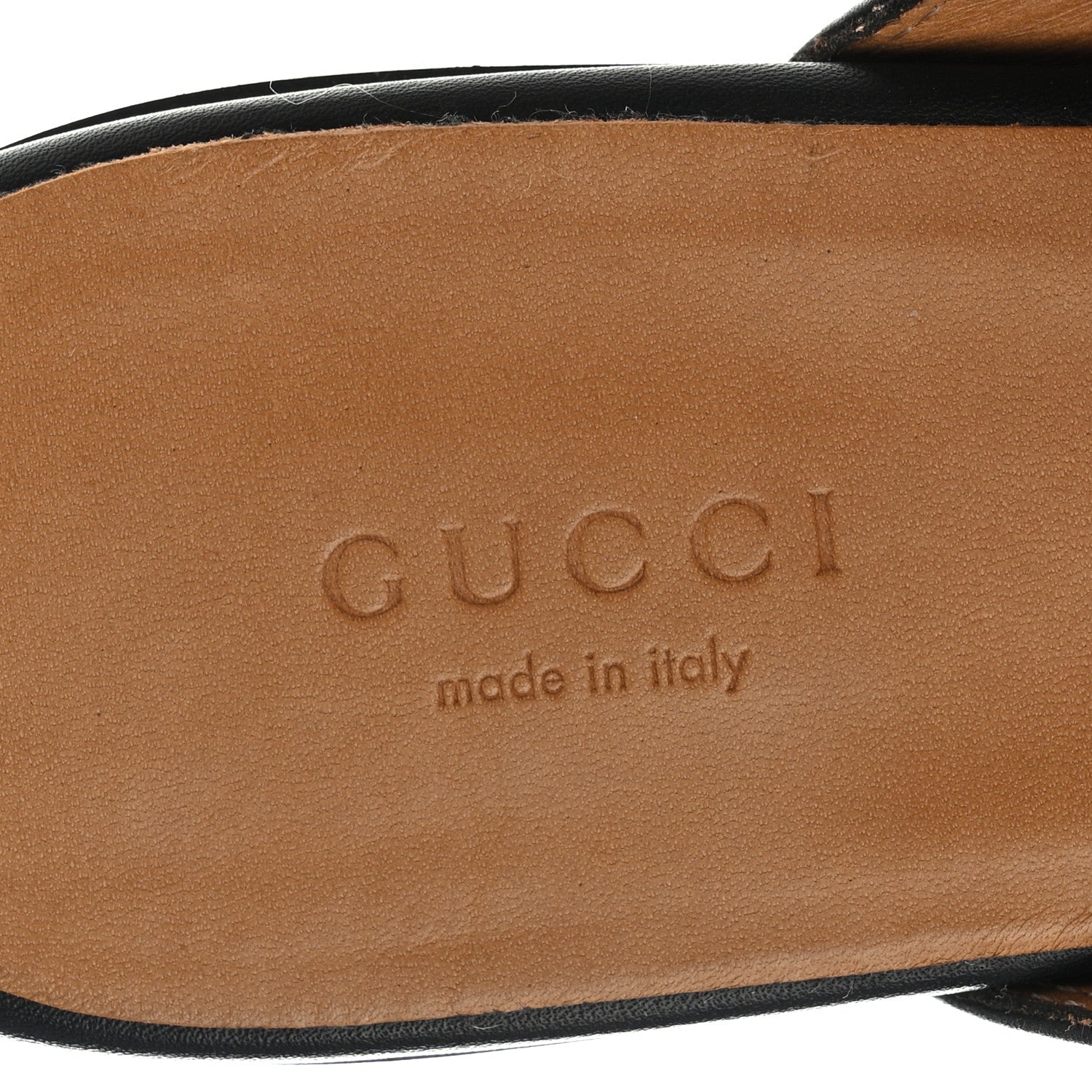 Gucci Calfskin Womens Princetown Slippers 39 Black 7 of 9