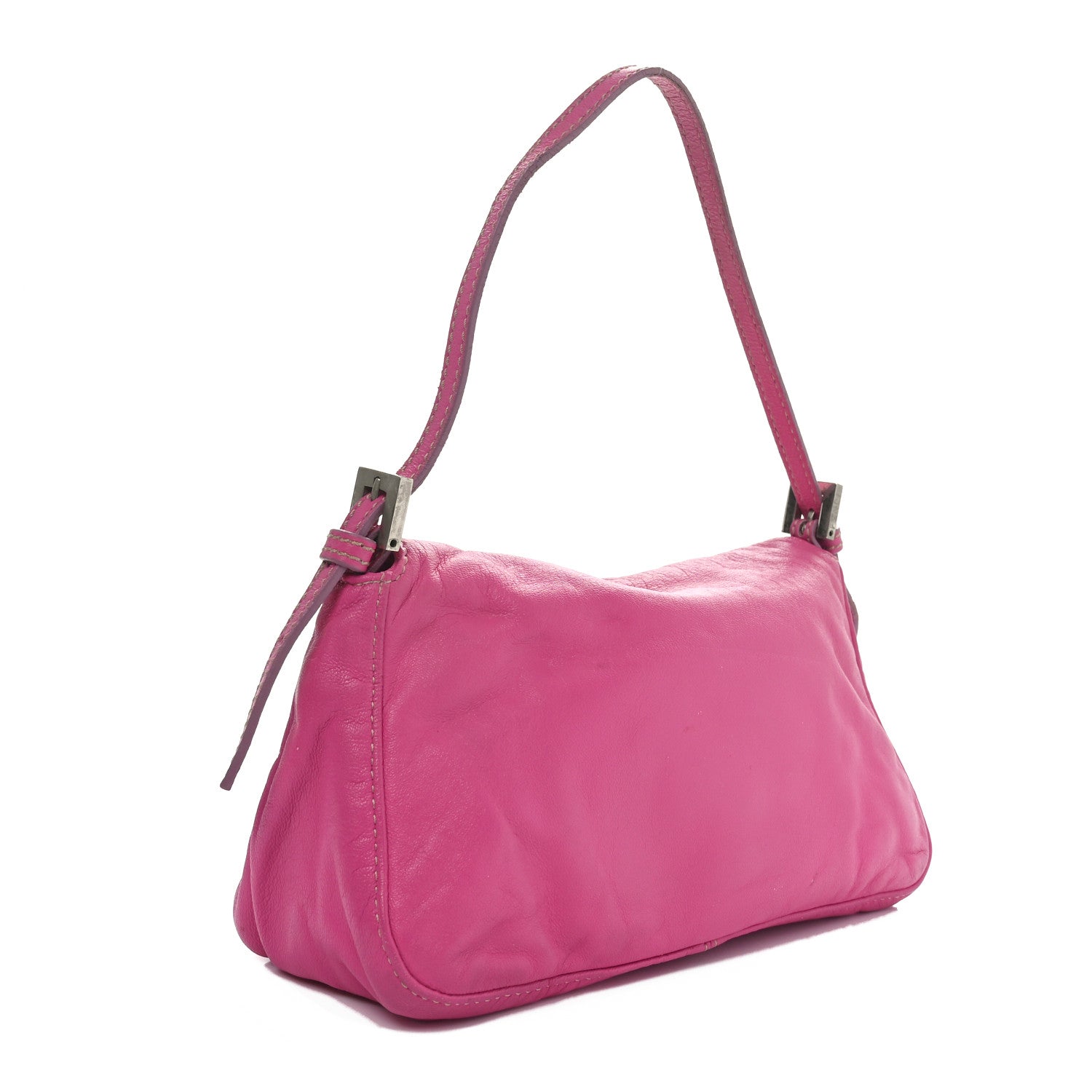 Fendi Vitello Mini Mama Baguette Pink 3 of 10