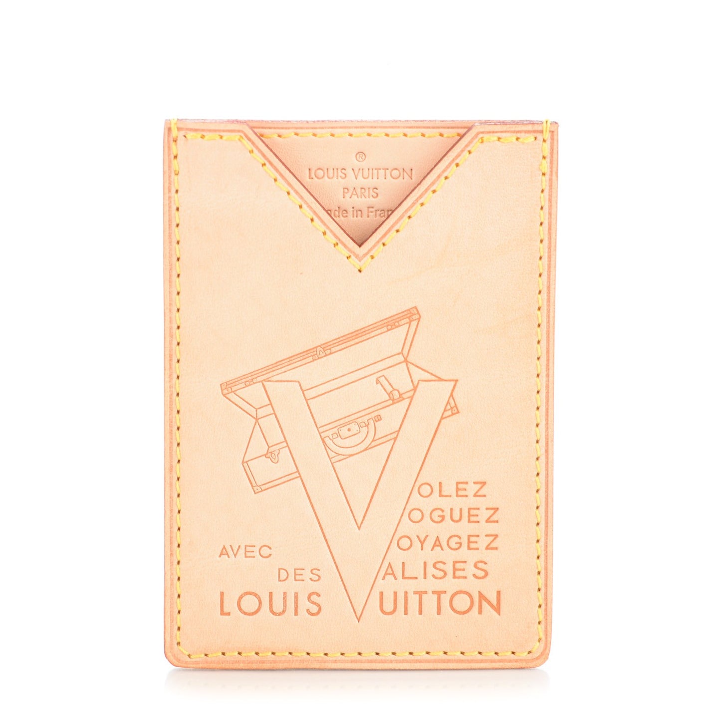 Vachetta Voyages Card Holder